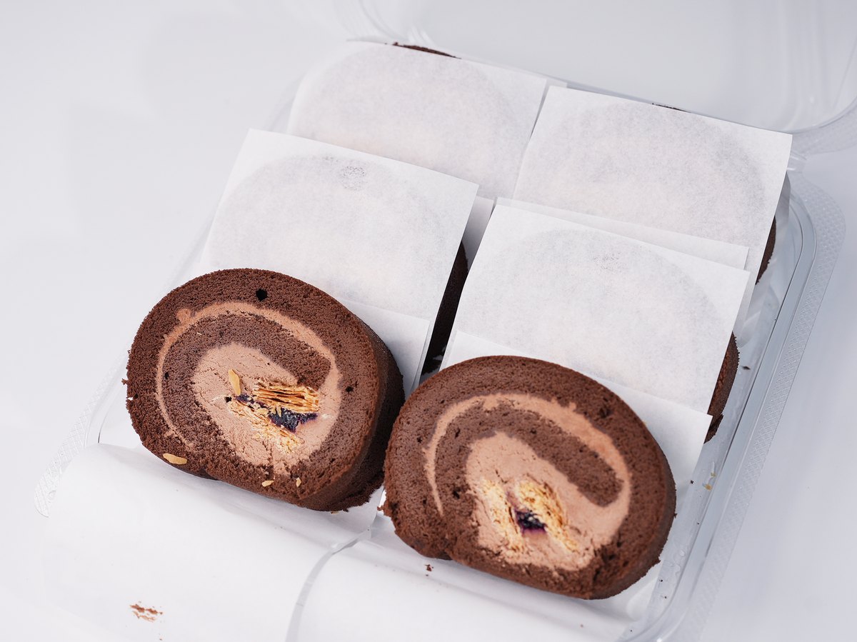 Chocolate & Original Napoleon Swiss Roll