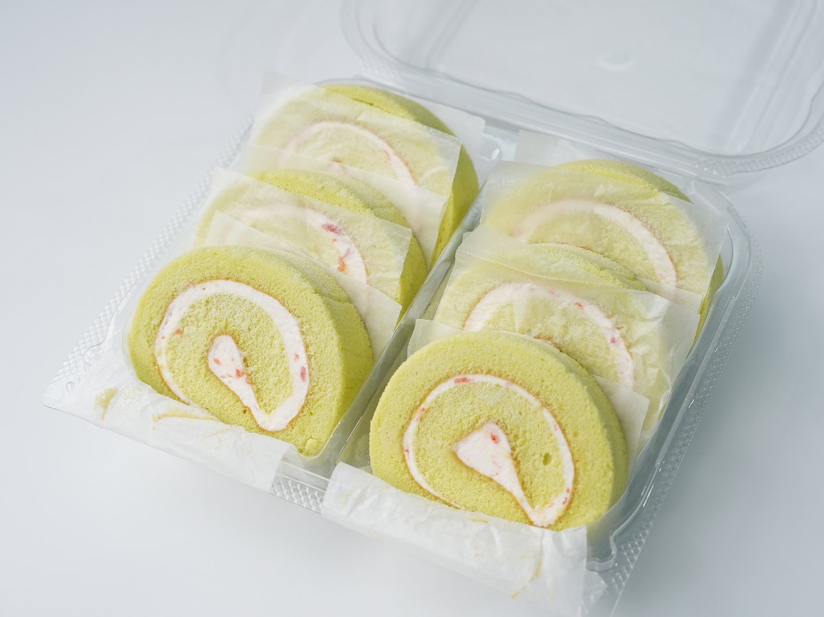 Longjing Tea Swiss Roll
