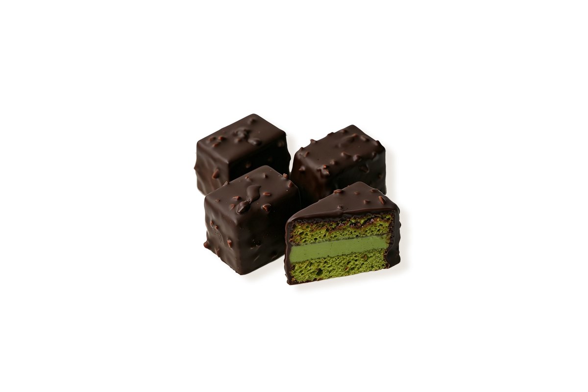 Magnum Style Raw Chocolate Pie (Matcha)