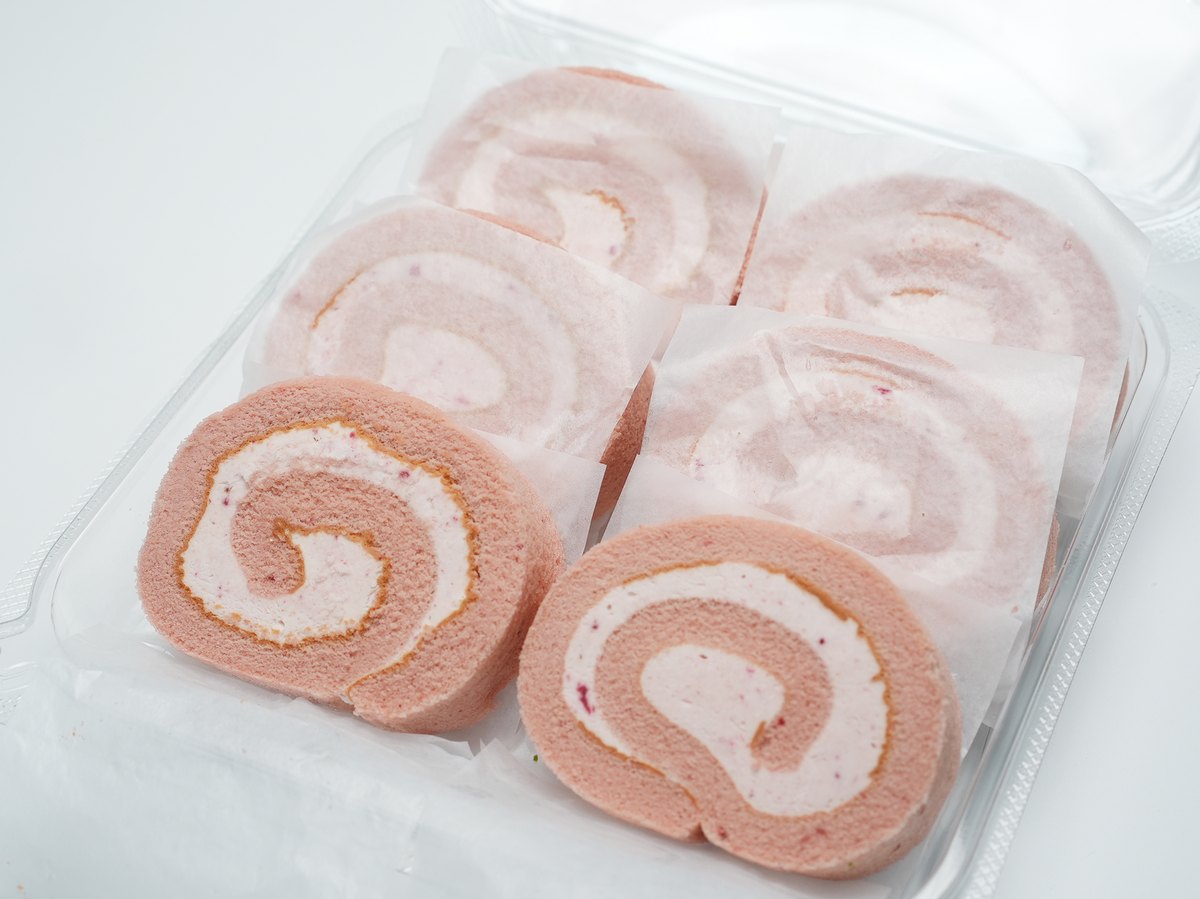 Strawberry & Sakura Swiss Roll